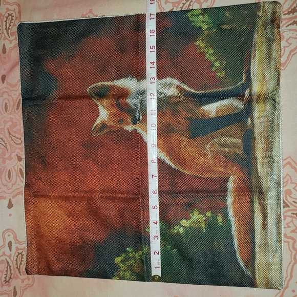 Fox Pillow Cover. Real Fox Cushion Cover - Picture 9 of 11